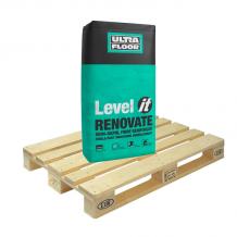Ultra Floor Level It Renovate Semi-Rapid Fibre Reinforced Self Levelling Compound 20kg Full Pallet (48 Bags Tail Lift)